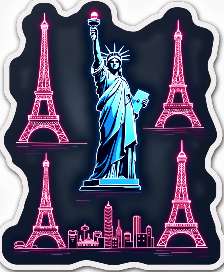Global Landmarks - Sticker Sheet v12
